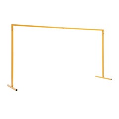 Metal Pergola Arbor Yellow Wedding Arch Assemble Freely Lightweight Wide Wedding