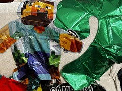 Minecraft Themed Game On Your Birthday Party Decoration Set Balloons Banners