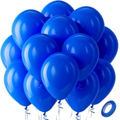 Royal Blue Latex Party Balloons 100 Pack 12 inch Round Helium Blue Balloons …