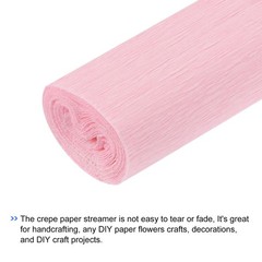Crepe Paper Roll 7.5ft Long 20 Inch Wide for Wedding Ceremony Various Large F…