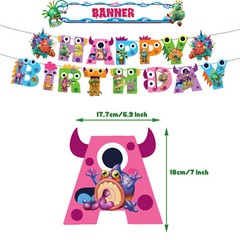 My Singing Monsters Theme Birthday Party Supplies Banners Balloons Cake Toppers