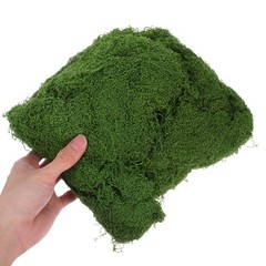 1 Pack Durable Artificial Moss for Crafts Green Decorative Moss for Terrariums