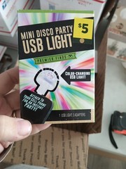 Case Of Six Mini Disco Party Light USB By Premier Fines