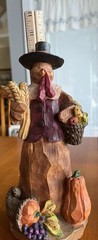 3Pcs Thanksgiving Decorations Wood & Resin Table Centerpiece Table…