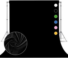 Black Photo Backdrop for Photoshoot, Black Photography Backdrop for Portraits,