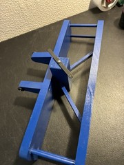 Wooden Airplane Shelf Blue Wall Hanging 18″ Decorative Handmade