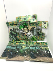 Army Camouflage Party Lot 5 Tablecloths, Centerpiece & 2 Mobiles Military Theme