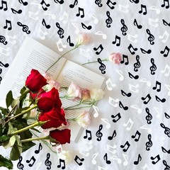 Black White Birthday Music Confetti Table Scatter Party Decoration Supplies