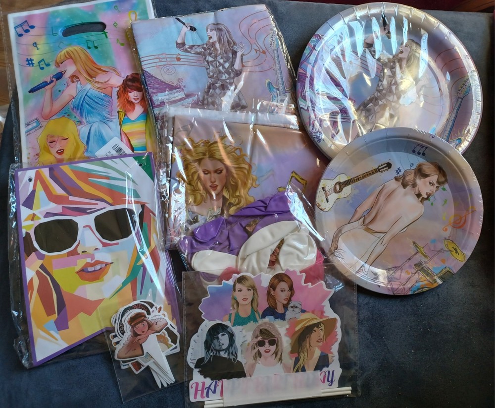 Taylor Swift Party Supplies Decorations Decor 127pcs Pop Star Country Music