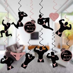 Bachelorette Party Decorations 24pcs Hanging Swirls Decorations Bachelor Part…