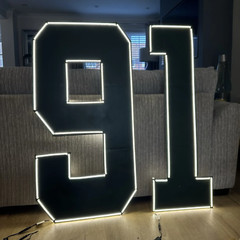 4FT GIANT LETTERS – DIY Cardboard Party Decoration – Large Display, Backdrop,