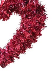 Valentine’s Day Pendant Decoration – Garland With 3 Sparkling Red Hearts