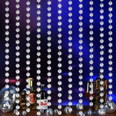 6 Pcs Mirror Disco Ball Beaded Curtain Hanging Mini Reflective 70s 80s Retro …