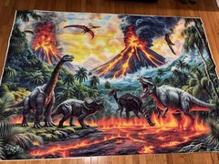 7ft X 5ft Dinosaur Backdrop Background Kids Birthday Party Decor