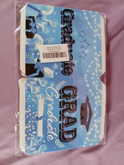 Graduation Party Decorations Box Card for Gift Favors Decor Supplies – Sky Blue