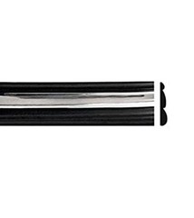 Black Chrome Side Body Trim Molding Replacement for 1992 Quarter Roll – 6 ft