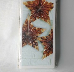 Ginger Ray 3 Gold Star Fan Decorations Metallic Paper Stars Party Decor