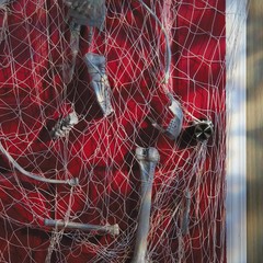 4 Ft. x 14 Ft. Natural Cotton Fish Net Wall Decorations – 3 Pc.
