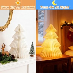 Christmas Party Decorations, Magnetic Design, 15 Inch White Large Christma Tr…