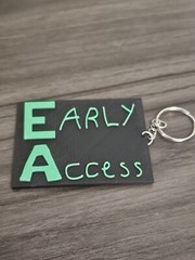 Early Access Badge With or Without Keychain – Gorilla Tag VR Game Oculus Rift