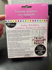FABULOUS CELEBRATION CUSTOMIZABLE LETTER BANNER KIT ~Birthday Party Supplies