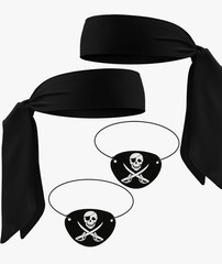 Halloween Pirate Costume Accessories Set – Eye Patches & Headbands for Men & …