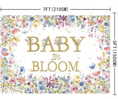 Baby In Bloom Floral Back Drop