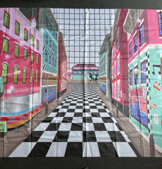 50s Rock N Roll Diner Backdrop Party Decoration Photography Background Banner