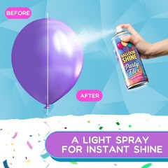 Balloon Shine Spray – 450ml High Shine Balloon Spray, Waterproof, Long-Lastin…