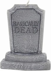 Basically Dead Birthday Candle – Funny Gag Prank Joke Cake Topper Over the Hill