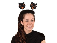 12 Vintage Halloween Cat Boppers Headbands Party Costume Props Hairband Headwear