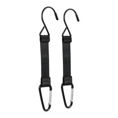 Compact Fence Hooks 19.5cm Total Length 7.5cm Nylon Belt for Camping Hiking