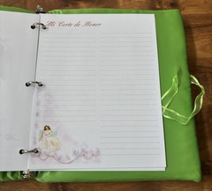 New 3pc Lime Green Zebra Quinceañera Ceremony Set Bible Photo Album Guest Book