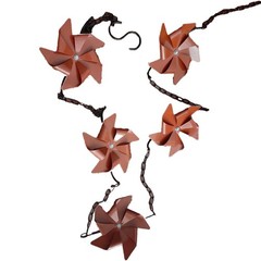 Tasteful 5.58ft Metal Windmill Decor with Functional Water Control Feature