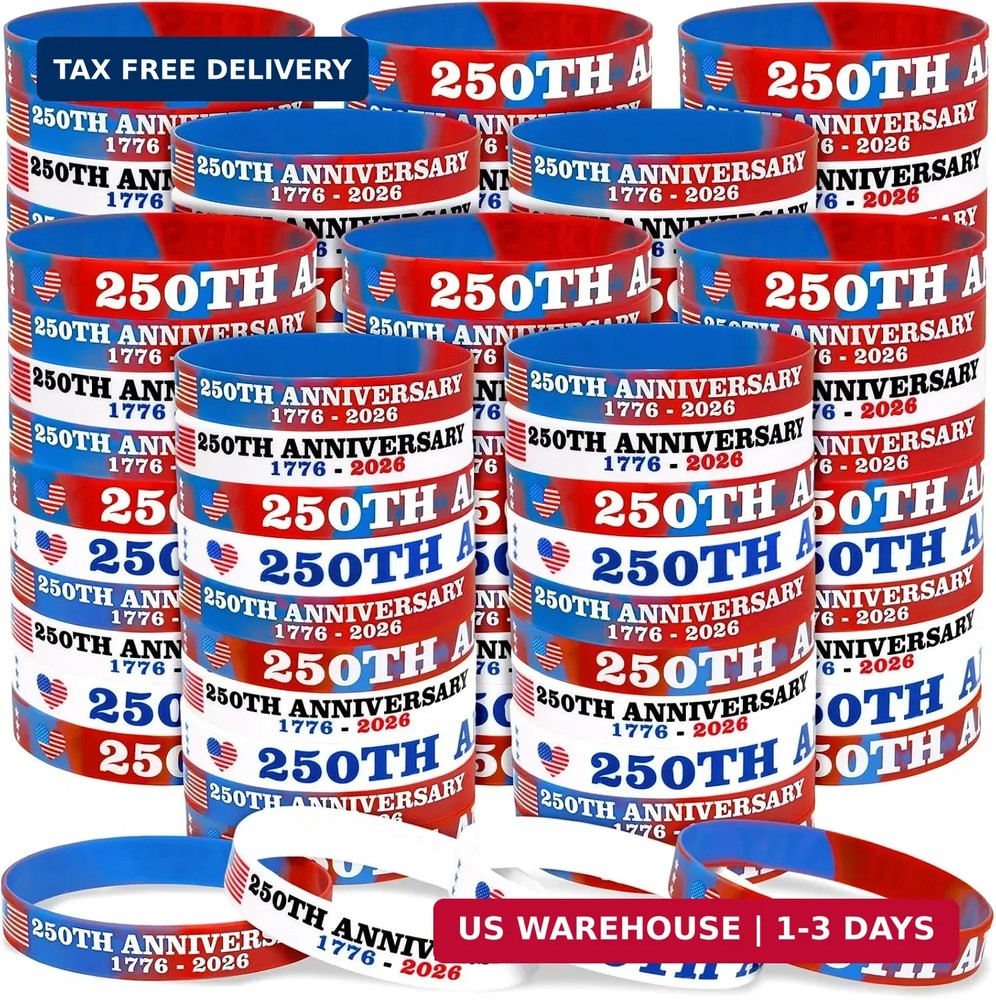 Moon Boat 100PCS Retro 250th Anniversary Accessories Party Favors: 4th/Fourth of