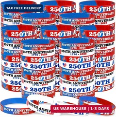 Moon Boat 100PCS Retro 250th Anniversary Accessories Party Favors: 4th/Fourth of
