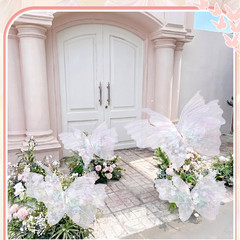 4 Pcs Large White Butterfly Decorations Mariposas Grandes Para Decoracion Big Bu