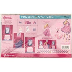 Hallmark Barbie Party Scene Decorations 3 Giant Banners
