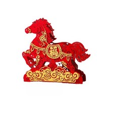 For TV Stand 3D Desktop Decor Versatile Placement 3D Blessing Character