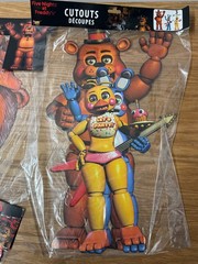 FIVE NIGHTS AT FREDDY’S Large Mixed Party Supplies Lot 6 Piece Decorations