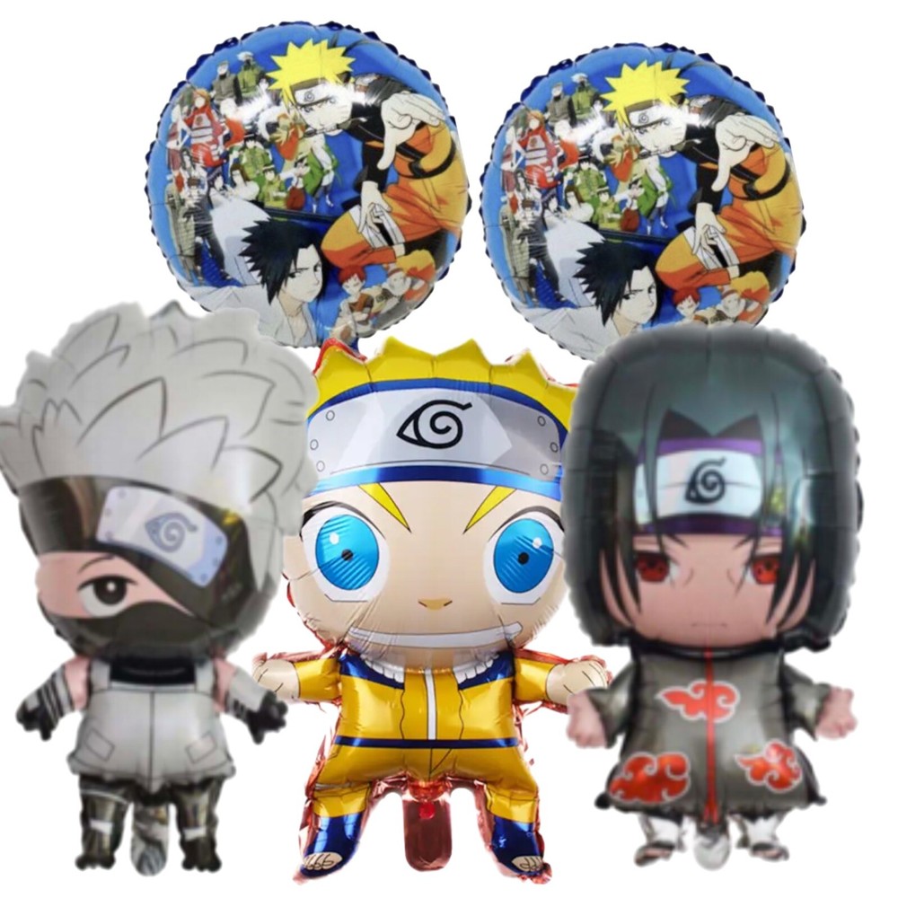(5) Anime Naruto Birthday Party Decorations,Balloon 1 Set U.S.New