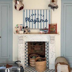 Playroom Wall Decor, Toddler Playroom Decor Hanging Linen Banner,Play Room Wa…