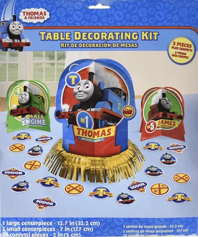 Thomas The Tank Engine Birthday Party Assorted Table Decorating Kit (23pc)