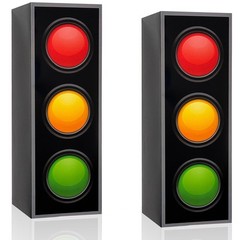 2 Pcs Traffic Light Boxes for Car Theme Birthday Party Supplies Party Decor T…