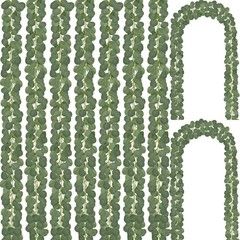 14 Pack Eucalyptus Garland, Artificial Greenery Garland Spring Faux Eucalyptus