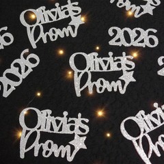 16 x Pieces Personalised Prom Table Decor, Table Scatter, Prom 2026, Graduation