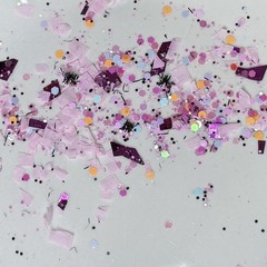 Unique Pink Confetti Glitter Pastel Orange Sparkle custom Paper Bling Girly