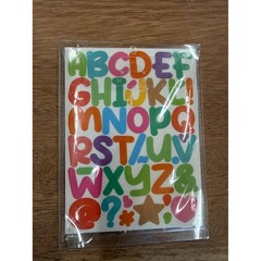 Multicolor Alphabet Sticker Pack – Home Party Supplies