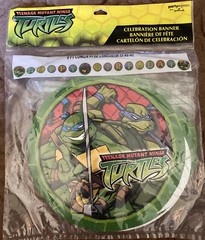 TMNT Ninja Turtles Party Lot Banner Napkins Party Favors Thank You Notes Green