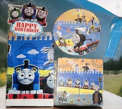 Train Engine And Friends Party Decor For 10 Guest With A 3×4 Ft Banner